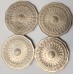 AUSTRALIA 1977 . FIFTY 50 CENTS COINS . QUEENS JUBILEE . 4 COINS
